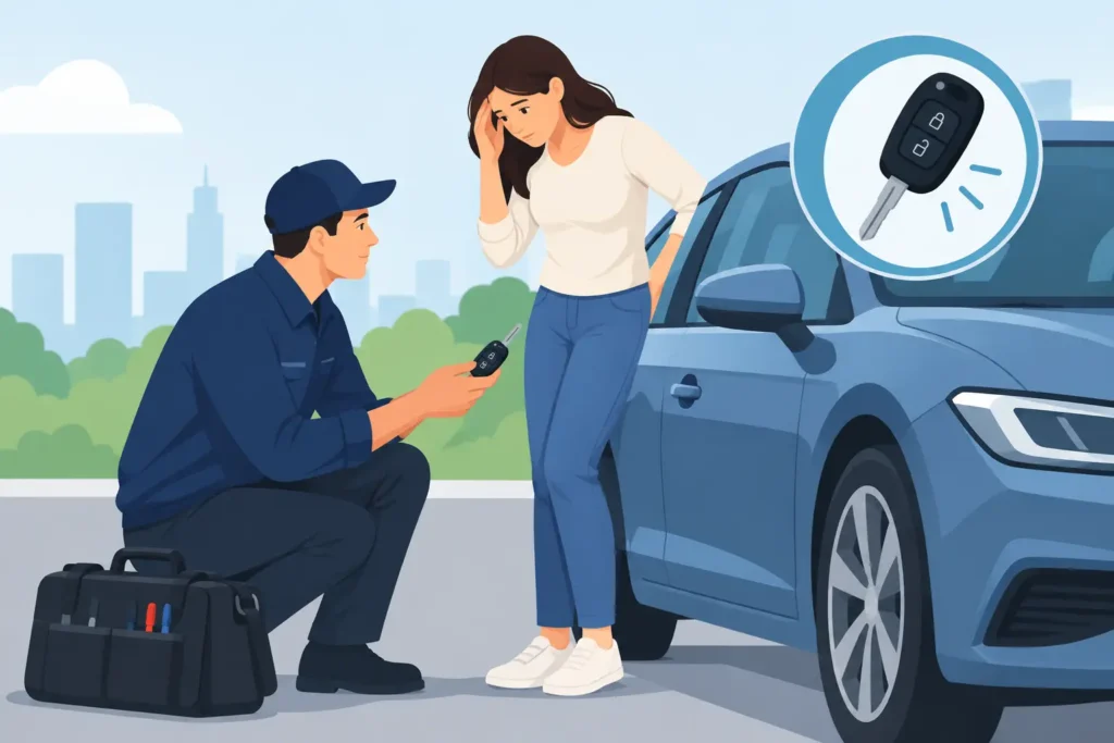 Auto Locksmith Help When Your Car Key Lets You Down
